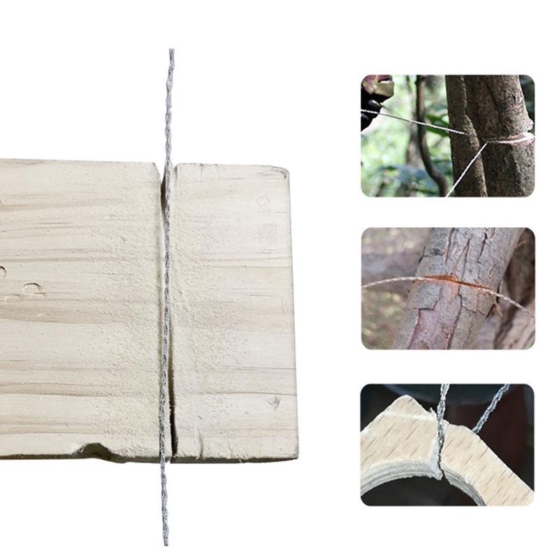 Stainless Steel Wire Survival Saw - Outdoor Hand-Pull Tool Single piece
Stainless Steel Wire Survival Saw - Outdoor Hand-Pull Tool Single piece