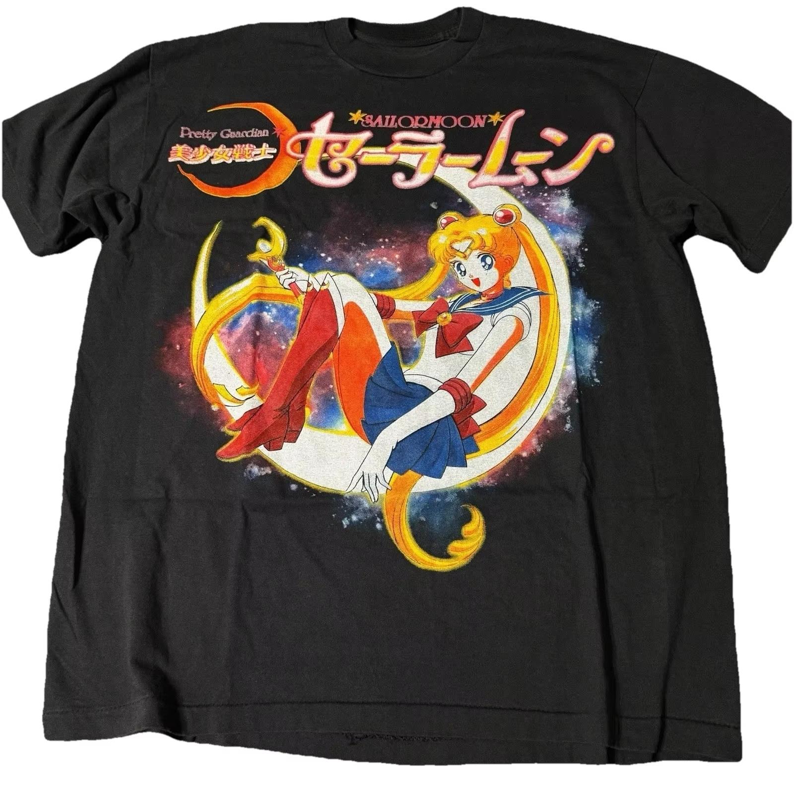 2026 Retro Sailor Moon Anime Kawaii Cotton Graphic TShirt Harajuku Streetwear Heavyweight Oversized Top Anime Unseix Clothing S
2026 Retro Sailor Moon Anime Kawaii Cotton Graphic TShirt Harajuku Streetwear Heavyweight Oversized Top Anime Unseix Clothing S