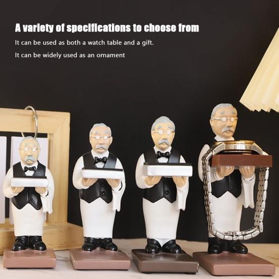 Подставка для часов Old Butler, ювелирный магазин, держатель для часов, имитационная модель для пожилых людей, гладкая поверхность, органайзер для часов, украшение для домашнего офиса и рабочего стола S
Подставка для часов Old Butler, ювелирный магазин, держатель для часов, имитационная модель для пожилых людей, гладкая поверхность, органайзер для часов, украшение для домашнего офиса и рабочего стола S