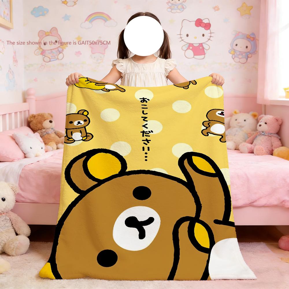 Blanket Cartoon For Soft Cute Throw Blanket R-Rilakkumas-s for Picnic Bed Sofa Home Bear Bedroom Cozy Warm Comfortable 75x90cm
Blanket Cartoon For Soft Cute Throw Blanket R-Rilakkumas-s for Picnic Bed Sofa Home Bear Bedroom Cozy Warm Comfortable 75x90cm