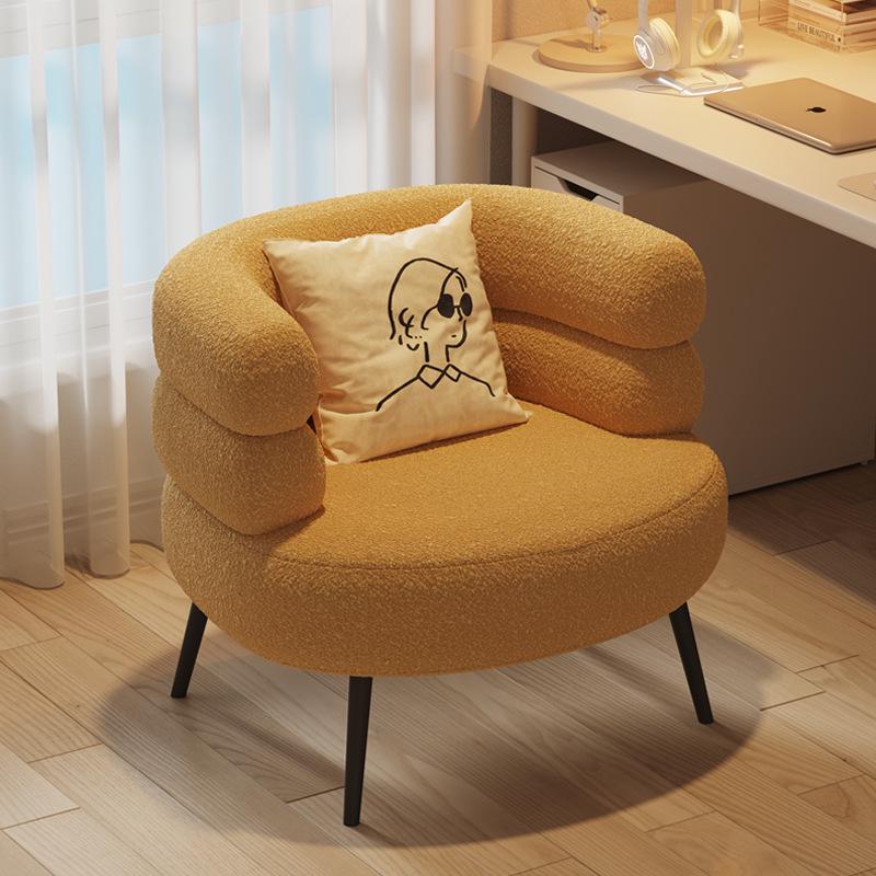 Nordic Lambswool Casual Chair: Comfy Makeup Seat & Home Sofa with Light Luxury Round Stool Small
Nordic Lambswool Casual Chair: Comfy Makeup Seat & Home Sofa with Light Luxury Round Stool Small