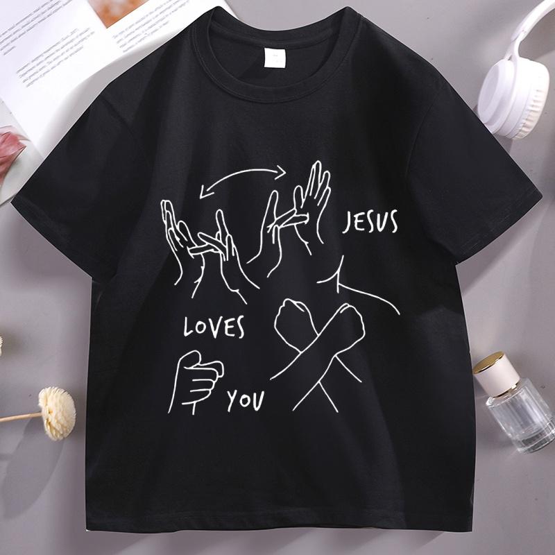 Jesus Loves You ASL Sign Language T Shirt Christian Faith Bible Verse Religious T-shirt Casual Short Sleeve Round Neck Tshirt S разноцветный
Jesus Loves You ASL Sign Language T Shirt Christian Faith Bible Verse Religious T-shirt Casual Short Sleeve Round Neck Tshirt S разноцветный