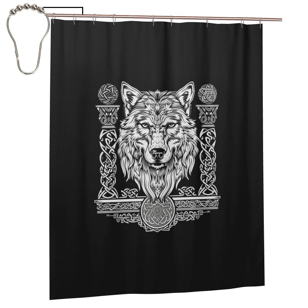 Norse Nordic Viking Celtic Shower Curtain Bathroom Polyester Waterproof Bath Curtains With Hooks W60H190(CM)-1 Pcs
Norse Nordic Viking Celtic Shower Curtain Bathroom Polyester Waterproof Bath Curtains With Hooks W60H190(CM)-1 Pcs