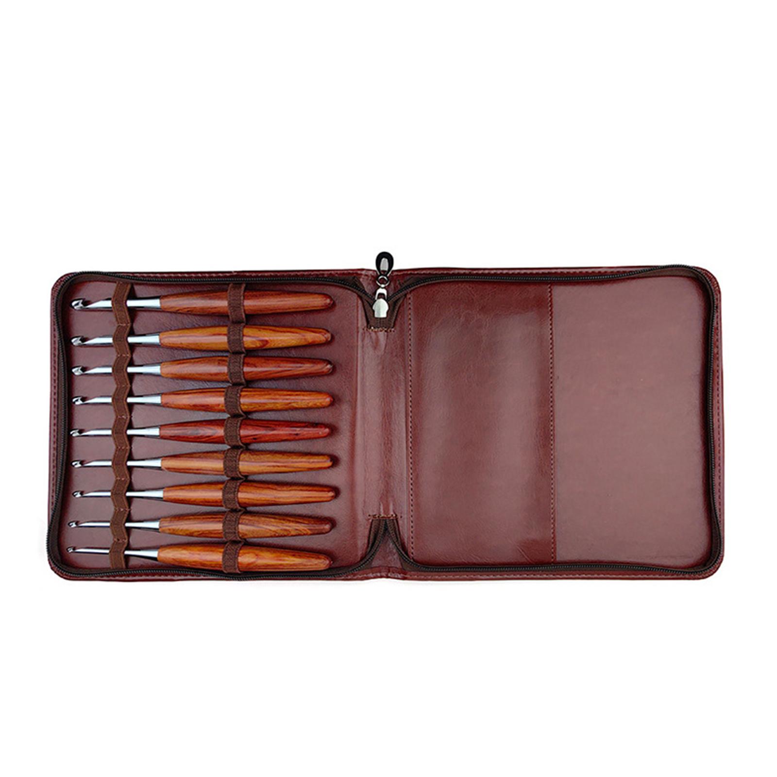 9Pcs Wood Handle Crochet Hook 3.5mm-8.0mm Ergonomic Crochet Needle for Beginner Knitting Crocheting Sweater Scarf Gloves
9Pcs Wood Handle Crochet Hook 3.5mm-8.0mm Ergonomic Crochet Needle for Beginner Knitting Crocheting Sweater Scarf Gloves