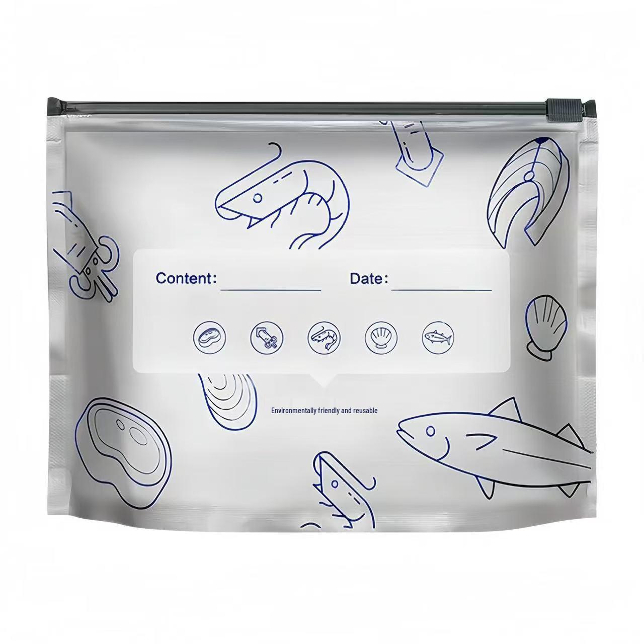 Food-Grade Aluminum Foil Airtight Freezer Bag for Meat & Food Storage Small 20x13 cm, Pack of 10
Food-Grade Aluminum Foil Airtight Freezer Bag for Meat & Food Storage Small 20x13 cm, Pack of 10