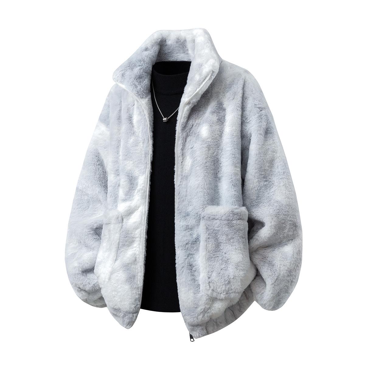 Men s Tie-Dye Lambswool Cotton Jacket: Winter Velvet Lined, Thick, Trendy, Warm, Loose-Fit Coat. 3XL сірий колір
Men s Tie-Dye Lambswool Cotton Jacket: Winter Velvet Lined, Thick, Trendy, Warm, Loose-Fit Coat. 3XL сірий колір