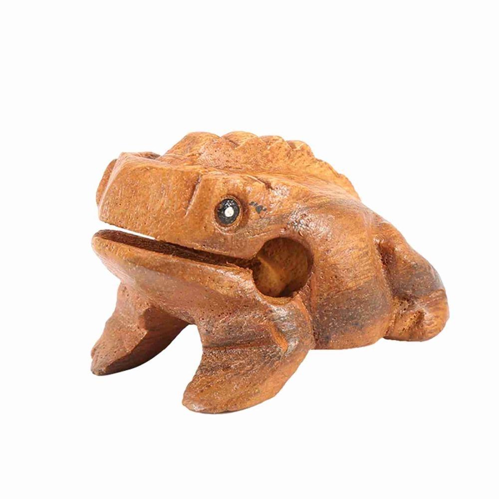 Solid Wood Carved Wooden Lucky Frog Yeliow Frog Sound Making Ornament Office Decor 7x4cm
Solid Wood Carved Wooden Lucky Frog Yeliow Frog Sound Making Ornament Office Decor 7x4cm