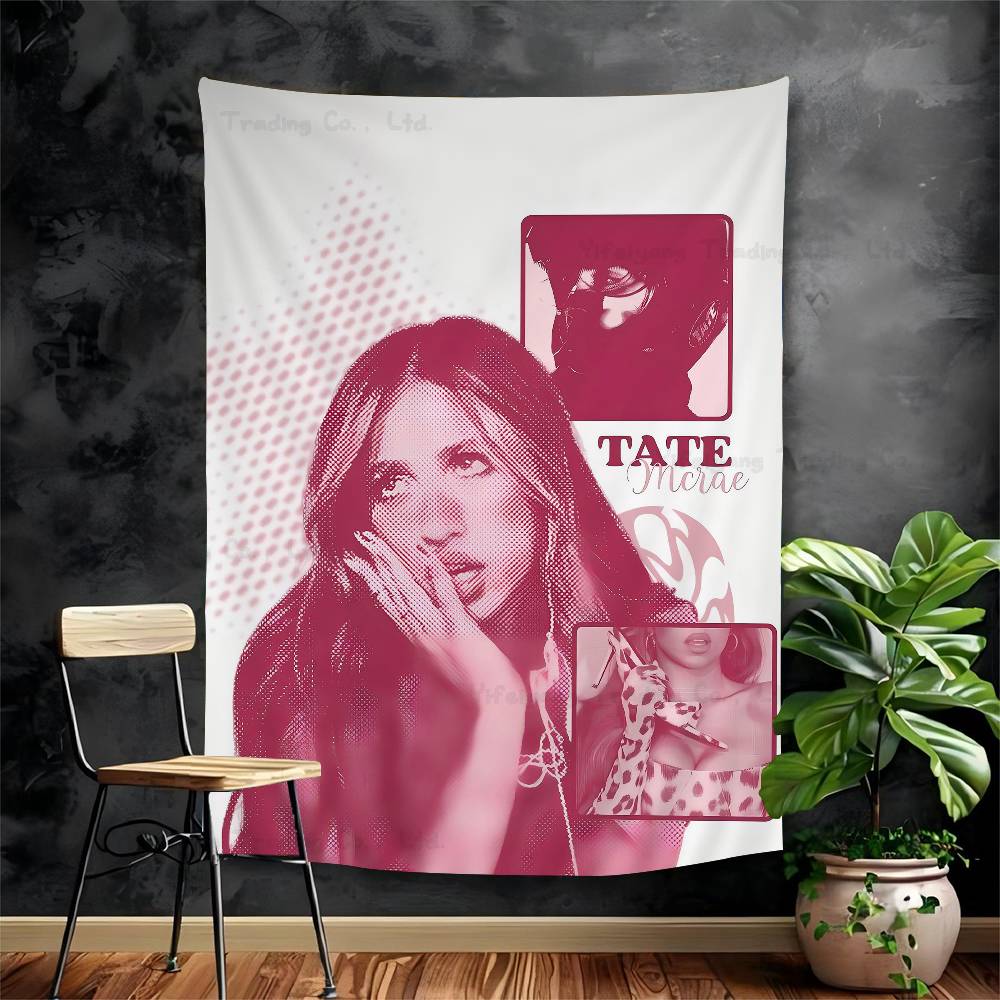 Singer Tate MMcRae DIY Wall Tapestry For Living Room Home Dorm Decor Wall Art Decor 74x94cm(29x37in)
Singer Tate MMcRae DIY Wall Tapestry For Living Room Home Dorm Decor Wall Art Decor 74x94cm(29x37in)