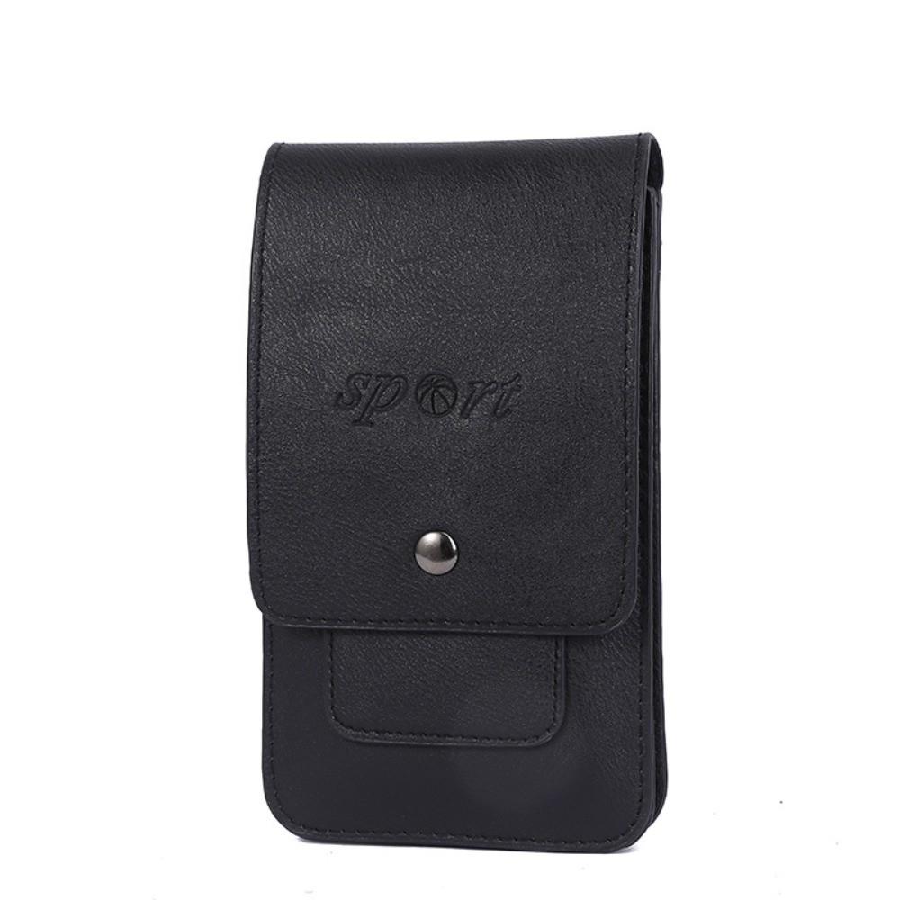 Multi-layer Design Mobile Phone Pouch Holster PU Leather Large Capacity Pouch Daily Use чорний
Multi-layer Design Mobile Phone Pouch Holster PU Leather Large Capacity Pouch Daily Use чорний