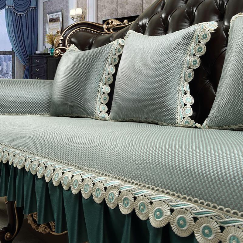European Sofa Cover Summer Ice Silk Sofa Cushion Cover Summer General Mat Cushion Household Luxury Seat Cushion Cool Cushion 70*70cm
European Sofa Cover Summer Ice Silk Sofa Cushion Cover Summer General Mat Cushion Household Luxury Seat Cushion Cool Cushion 70*70cm