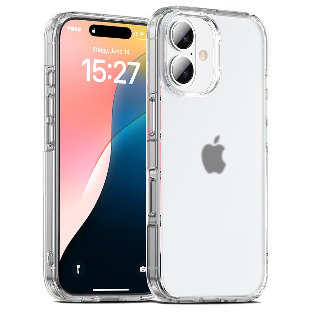 For iPhone 16 Case Shockproof TPU+PC Matte Back Cover White
For iPhone 16 Case Shockproof TPU+PC Matte Back Cover White