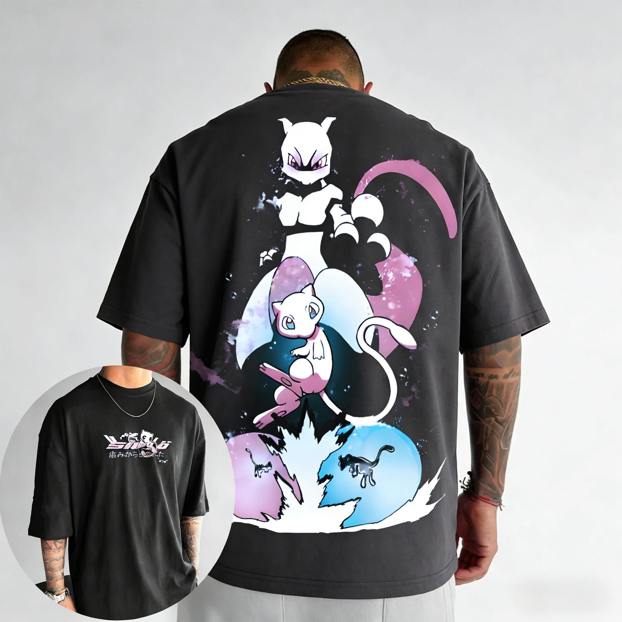 Men s and Women s Cotton T-shirt 2026 Summer New Pikachu Mewtwo Printed Street Hip Hop Casual Loose Y2K Parent Child Top 2XL темно-сірий
Men s and Women s Cotton T-shirt 2026 Summer New Pikachu Mewtwo Printed Street Hip Hop Casual Loose Y2K Parent Child Top 2XL темно-сірий