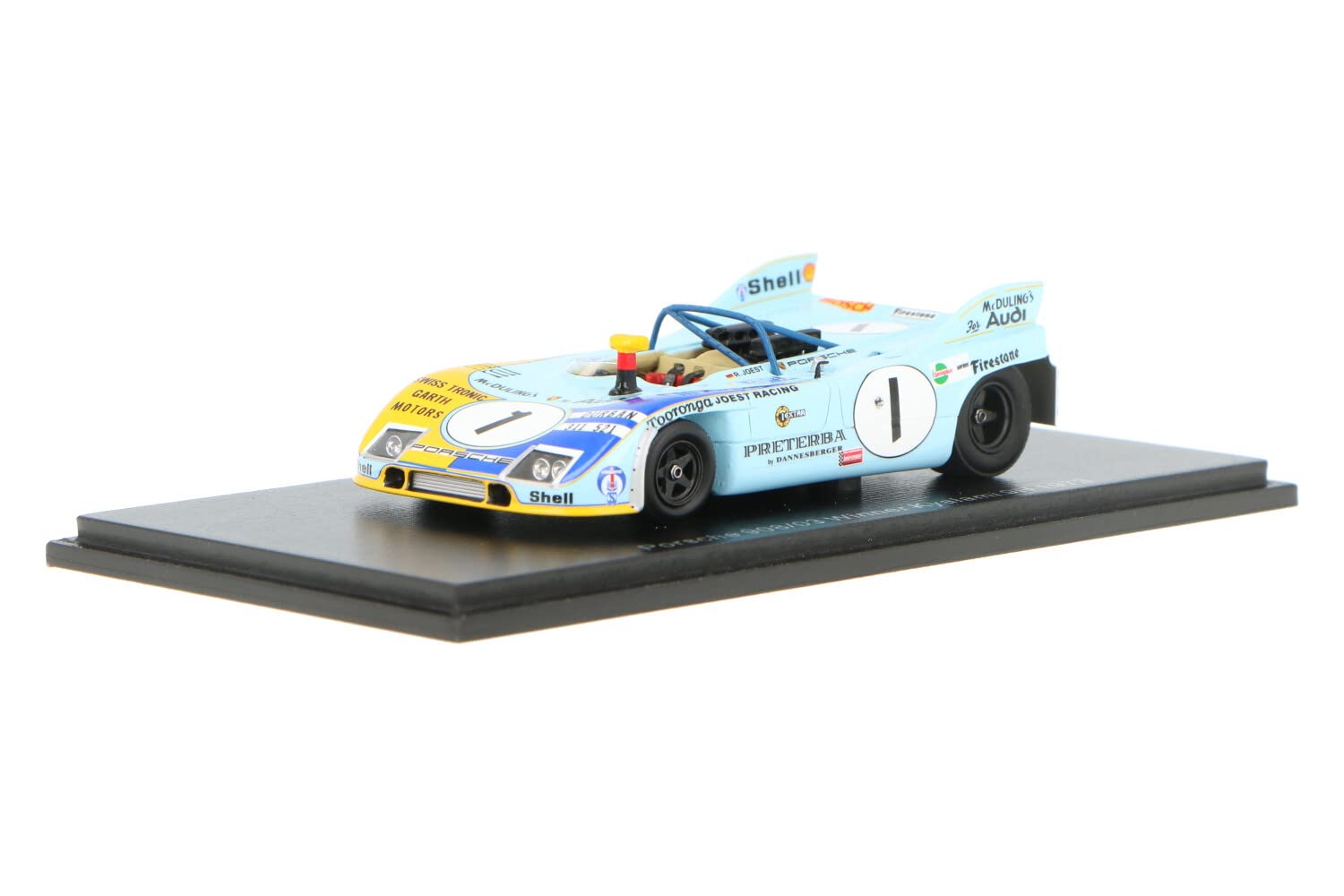 Spark Porsche 1973 Kyalami 9H Winner Muller 1/43 908/03 #1 R. Joest/H.
Spark Porsche 1973 Kyalami 9H Winner Muller 1/43 908/03 #1 R. Joest/H.