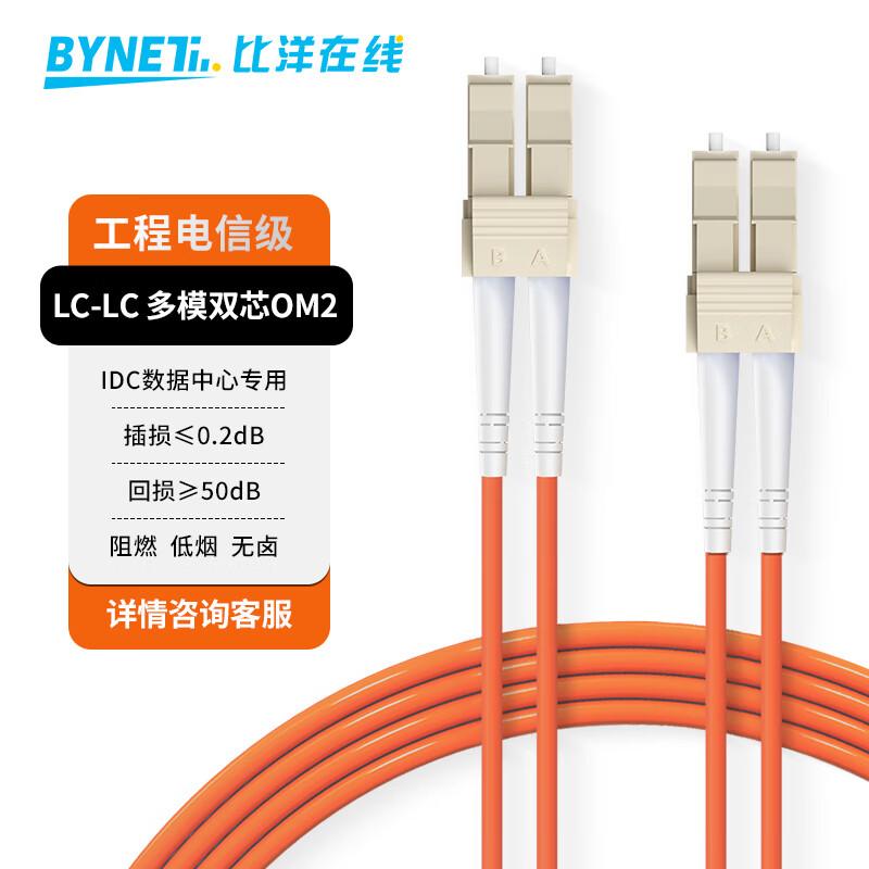 BYNET Telecom Grade OM2 Multimode Duplex Fiber Optic Patch Cable 1m
BYNET Telecom Grade OM2 Multimode Duplex Fiber Optic Patch Cable 1m