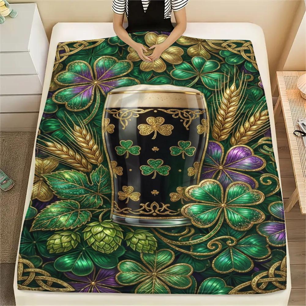 1Pc St.Patrick s Day Print Flannel Blanket, High quality Comfortable for All Seasons, Home Decor, Warmth and Comfort, Perfect for Christmas Gifts W73 80cm x 120cm
1Pc St.Patrick s Day Print Flannel Blanket, High quality Comfortable for All Seasons, Home Decor, Warmth and Comfort, Perfect for Christmas Gifts W73 80cm x 120cm
