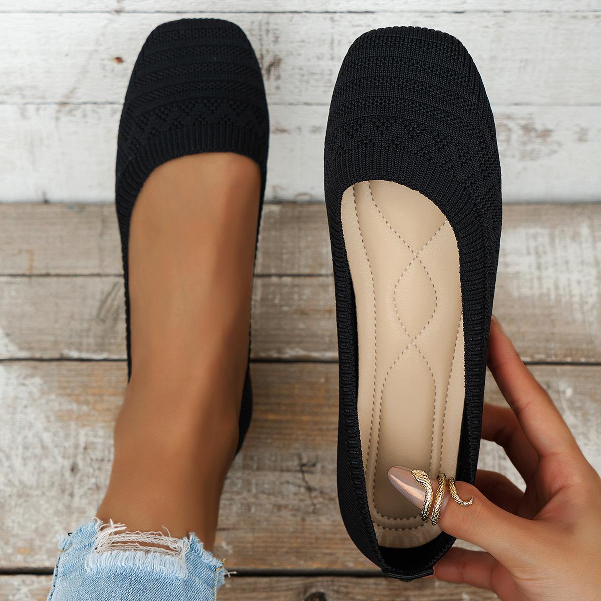 Square-toe Flat Knitted Shoes, Comfortable and Convenient Solid-color Women s Single Shoes 2026 36 чорний
Square-toe Flat Knitted Shoes, Comfortable and Convenient Solid-color Women s Single Shoes 2026 36 чорний