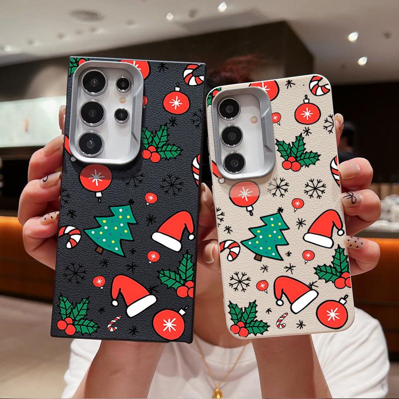 Merry Christmas Candy Tree Pattern TPU Soft Phone Cover For Samsung S24 FE S23 S22 Ultra A55 A16 A54 A35 A34 A15 Shockproof Matte Leather Texture Case Samsung S24 чёрный
Merry Christmas Candy Tree Pattern TPU Soft Phone Cover For Samsung S24 FE S23 S22 Ultra A55 A16 A54 A35 A34 A15 Shockproof Matte Leather Texture Case Samsung S24 чёрный