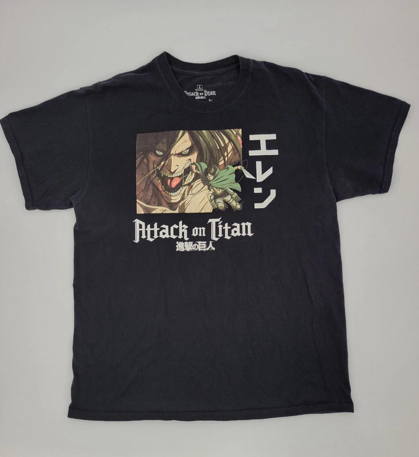 Attack On Titan Mens Large T Shirt Short Slv Black Anime Y2K Graphic Grunge 3XL
Attack On Titan Mens Large T Shirt Short Slv Black Anime Y2K Graphic Grunge 3XL