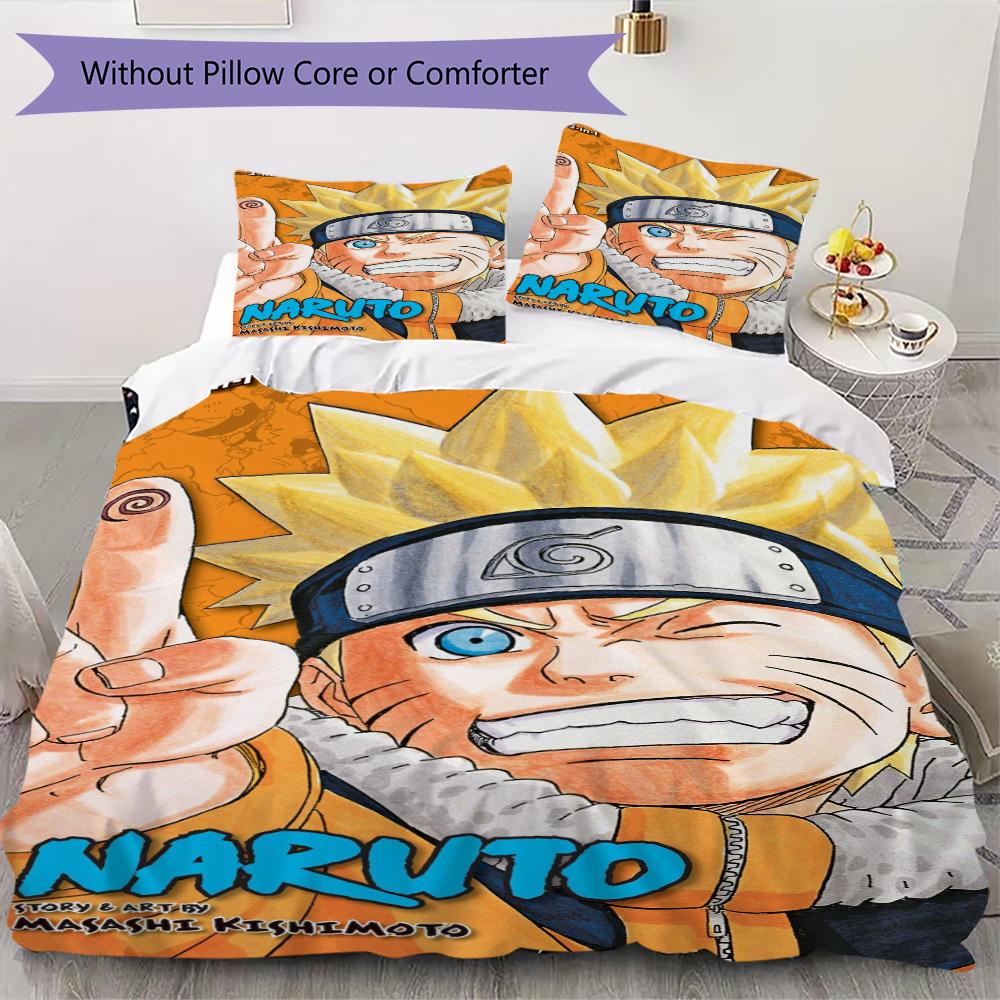 Naruto Pattern Bedding uilt Set uilt Cover Pillowcase Home Decoration Birthday Gift (1 * duvet cover + 2 * pillowcase without core) 135x200cm
Naruto Pattern Bedding uilt Set uilt Cover Pillowcase Home Decoration Birthday Gift (1 * duvet cover + 2 * pillowcase without core) 135x200cm
