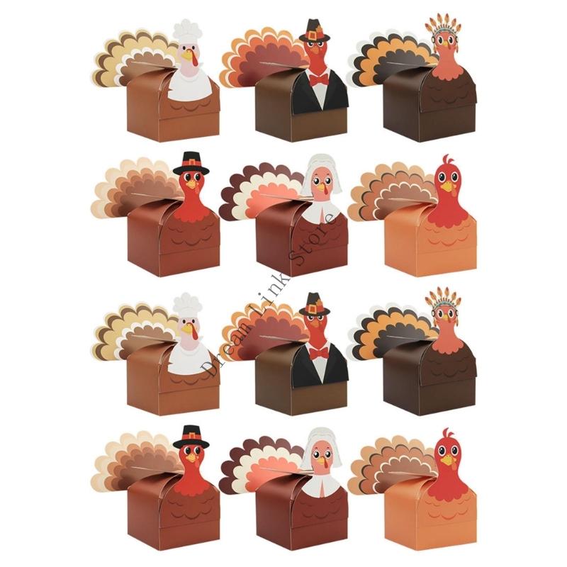 Q1FD Thanksgiving Turkey Gift Packaging Boxes With Easy Assembly For Festives Party Supplies And Home Decoration коричневий
Q1FD Thanksgiving Turkey Gift Packaging Boxes With Easy Assembly For Festives Party Supplies And Home Decoration коричневий