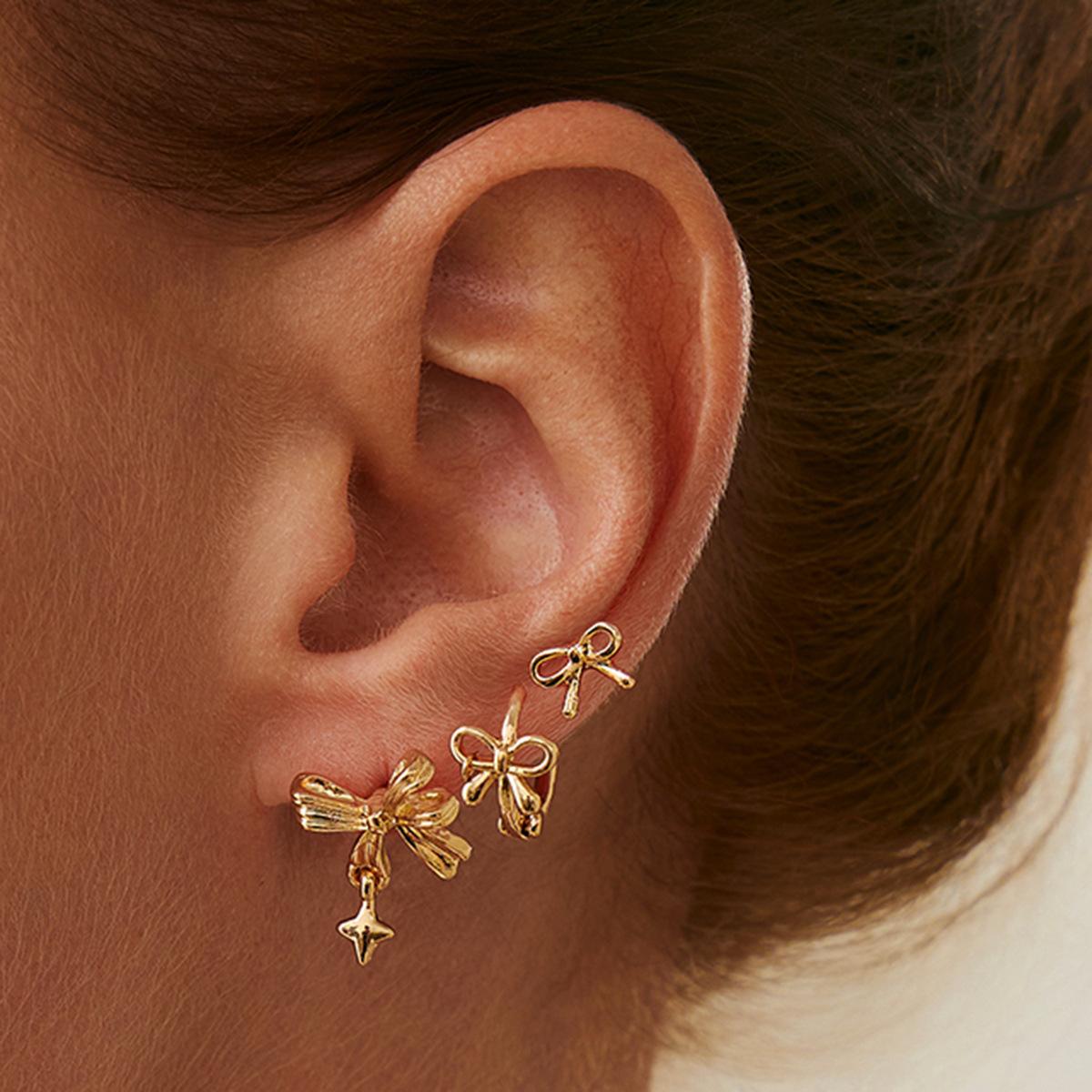 Summer Beach Gold Color Starfish Shell Stud Earrings Set for Women Minimalist Textured Flower Earrings Jewelry Accessories
Summer Beach Gold Color Starfish Shell Stud Earrings Set for Women Minimalist Textured Flower Earrings Jewelry Accessories
