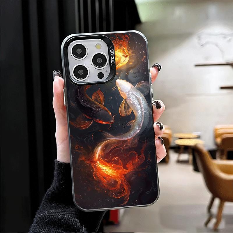 Golden Carp Lucky Koi Shockproof Phone Case for iPhone 17 Air 16 16E 15 Pro Max 14 Plus 13 Mini 12 Back Cover Anti Fall Fundas iPhone 13 Pro Max
Golden Carp Lucky Koi Shockproof Phone Case for iPhone 17 Air 16 16E 15 Pro Max 14 Plus 13 Mini 12 Back Cover Anti Fall Fundas iPhone 13 Pro Max
