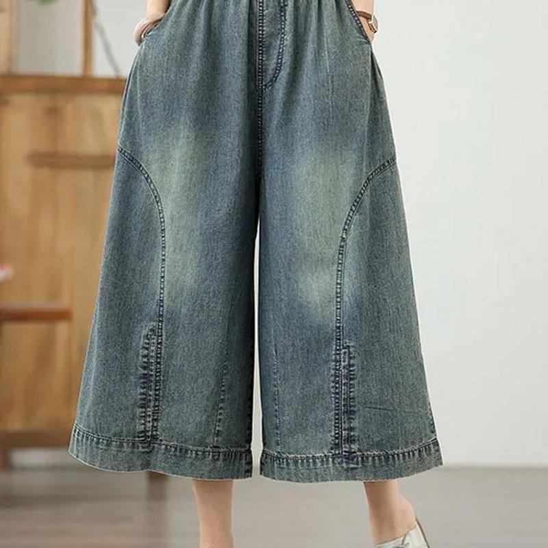 Cotton Pants Summer Women Plus Size Loose Pajama Pants Versatile Casual High-waisted Jeans Linen Pants XXXL синій
Cotton Pants Summer Women Plus Size Loose Pajama Pants Versatile Casual High-waisted Jeans Linen Pants XXXL синій
