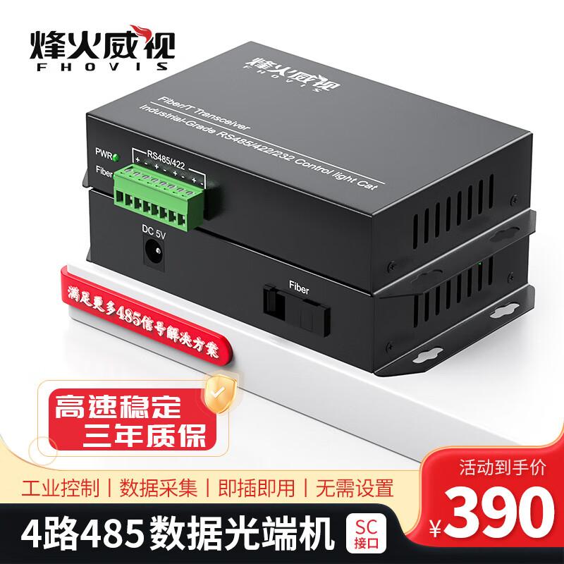 Industrial 4-Channel RS485 to Fiber Optic Converter
Industrial 4-Channel RS485 to Fiber Optic Converter