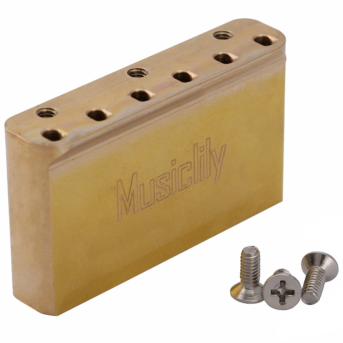 Musiclily Ultra 10.8mm Pitch Brass Tremolo Block for 37mm GOTOH 510 Series Bridges
Musiclily Ultra 10.8mm Pitch Brass Tremolo Block for 37mm GOTOH 510 Series Bridges