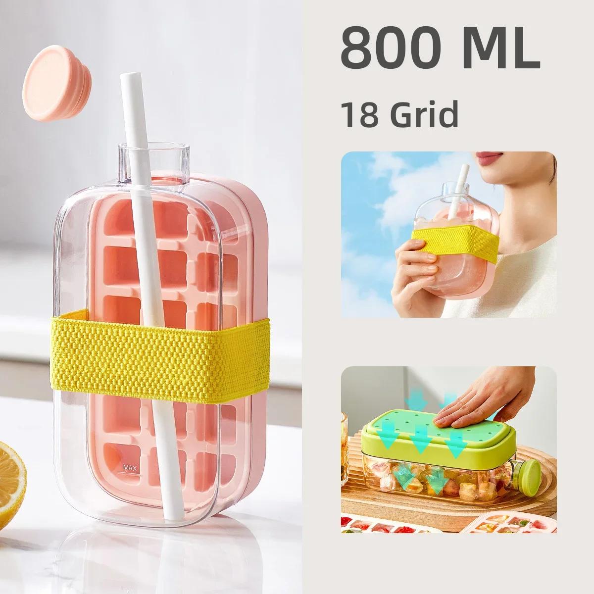 Бутылка для льда Форма для кубиков льда Пресс для льда с крышкой Пищевой ледогенератор с трубочкой из силикона
Бутылка для льда Форма для кубиков льда Пресс для льда с крышкой Пищевой ледогенератор с трубочкой из силикона