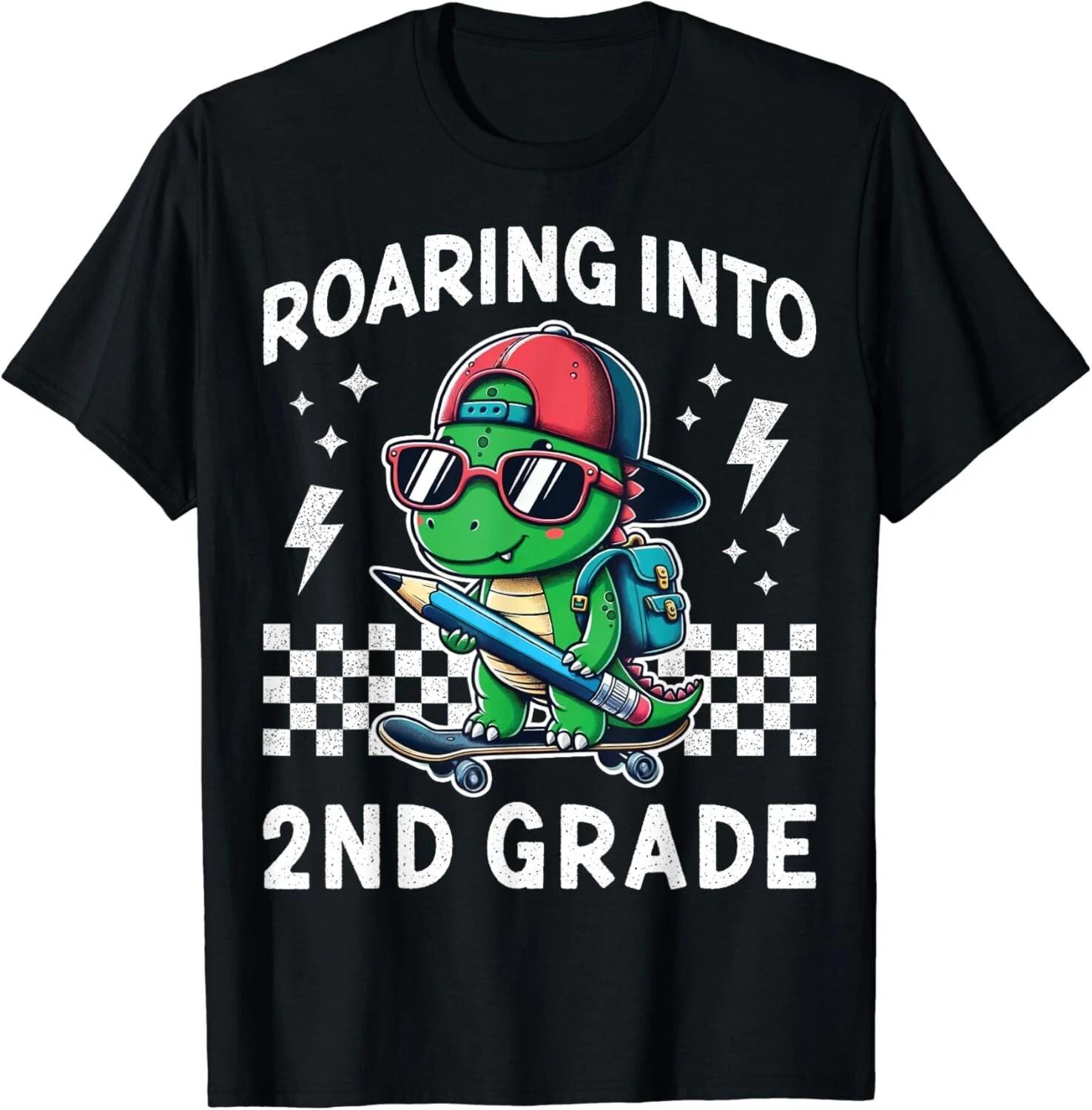 Roaring Into 2nd Grade Dinosaur Funny Im Ready for 2nd Grade Gift Unisex T-Shirt 3XL
Roaring Into 2nd Grade Dinosaur Funny Im Ready for 2nd Grade Gift Unisex T-Shirt 3XL