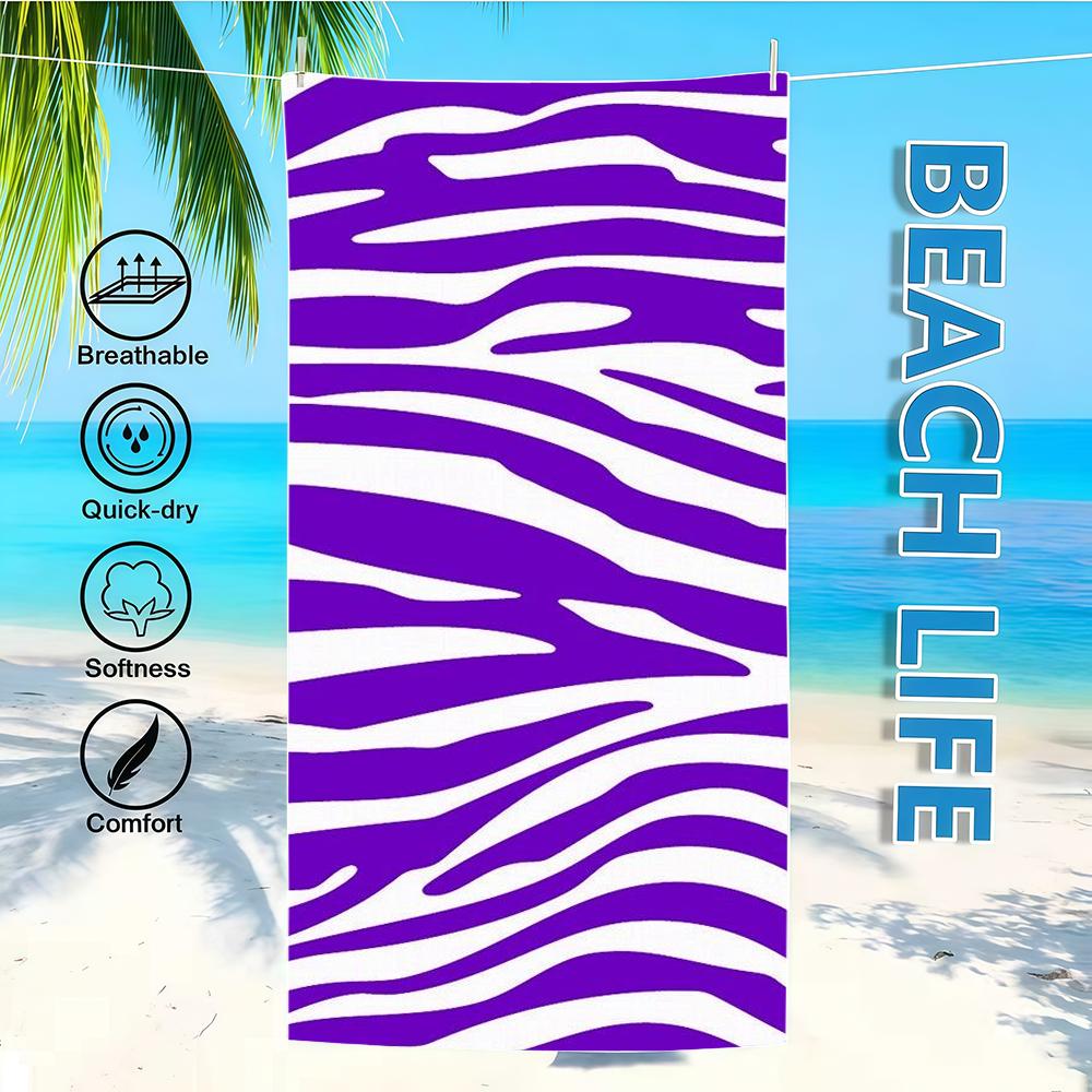 Towel Textile Print Zebra Bathrobe Beach Quick-Drying Lightweight Portable Camping Fashion Swim Pool Travel W40*H60(CM)
Towel Textile Print Zebra Bathrobe Beach Quick-Drying Lightweight Portable Camping Fashion Swim Pool Travel W40*H60(CM)