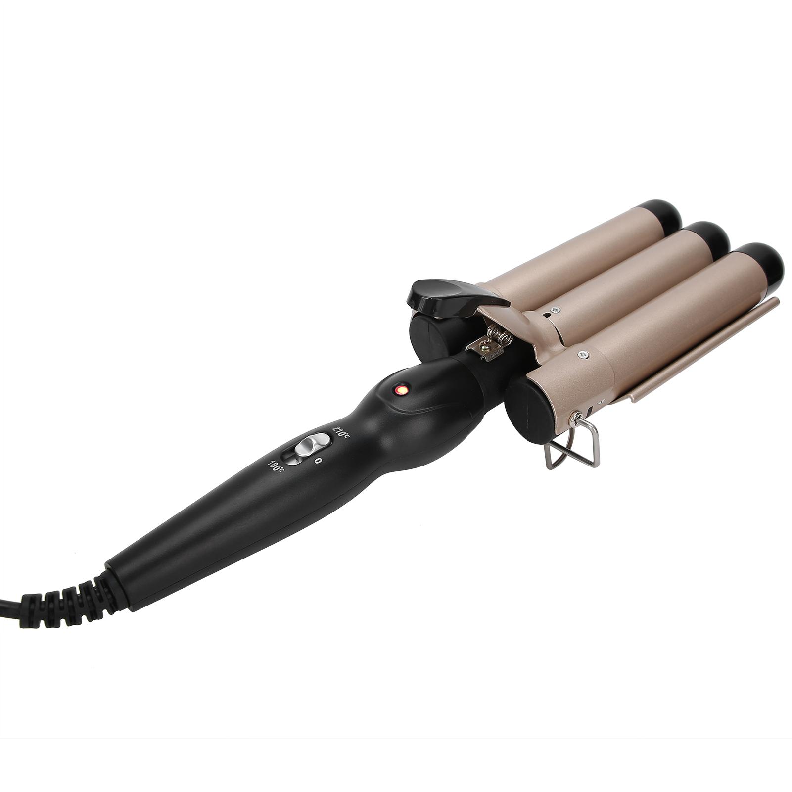 3 Barrel Curling Iron Wand Adjustable Hair Curler Waver Crimper Hair Styling Tool ~ US Plug
3 Barrel Curling Iron Wand Adjustable Hair Curler Waver Crimper Hair Styling Tool ~ US Plug