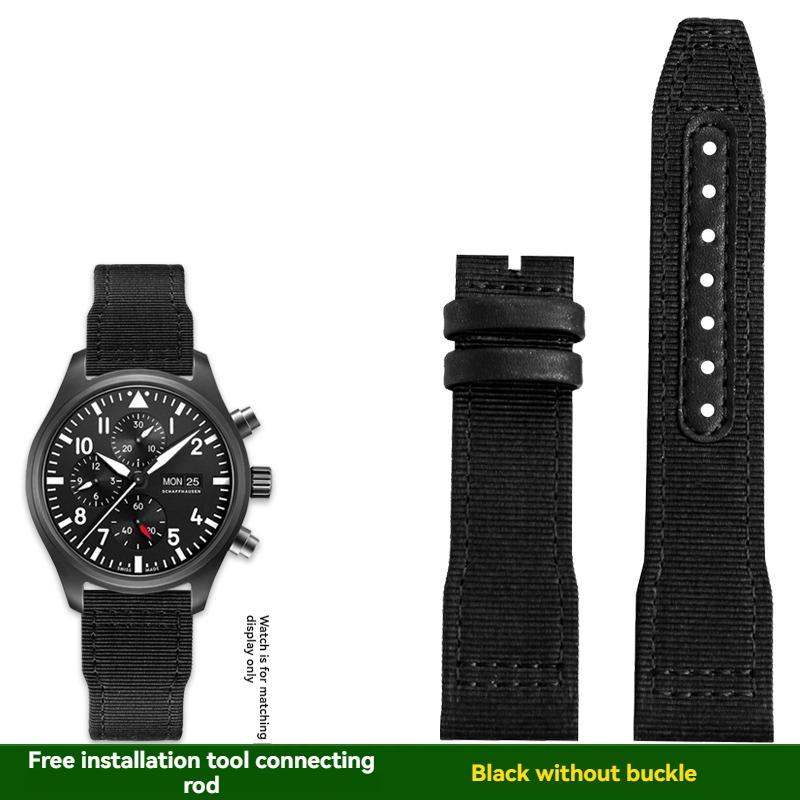 for IWC pilot Mark XVIII Spitfire Portugal series outdoor sports nylon canvas watch strap for men 20 21 22MM 22mm Width
for IWC pilot Mark XVIII Spitfire Portugal series outdoor sports nylon canvas watch strap for men 20 21 22MM 22mm Width