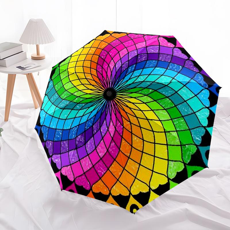 Colorful Geometric Umbrella Automatic Open/close, Sturdy Iron Frame & 8-Rib Structure, Umbrella for Women & Men, Christmas Gift
Colorful Geometric Umbrella Automatic Open/close, Sturdy Iron Frame & 8-Rib Structure, Umbrella for Women & Men, Christmas Gift