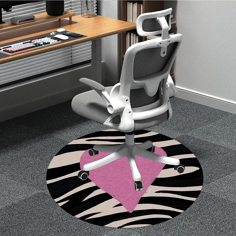 1pc Heart Zebra Office Round Area Rug, Indoor Mat Suitable ForOffice, Under Office Chairs Bedroom Living Room Home Decor, Room Deco T098 80cm by 80cm
1pc Heart Zebra Office Round Area Rug, Indoor Mat Suitable ForOffice, Under Office Chairs Bedroom Living Room Home Decor, Room Deco T098 80cm by 80cm