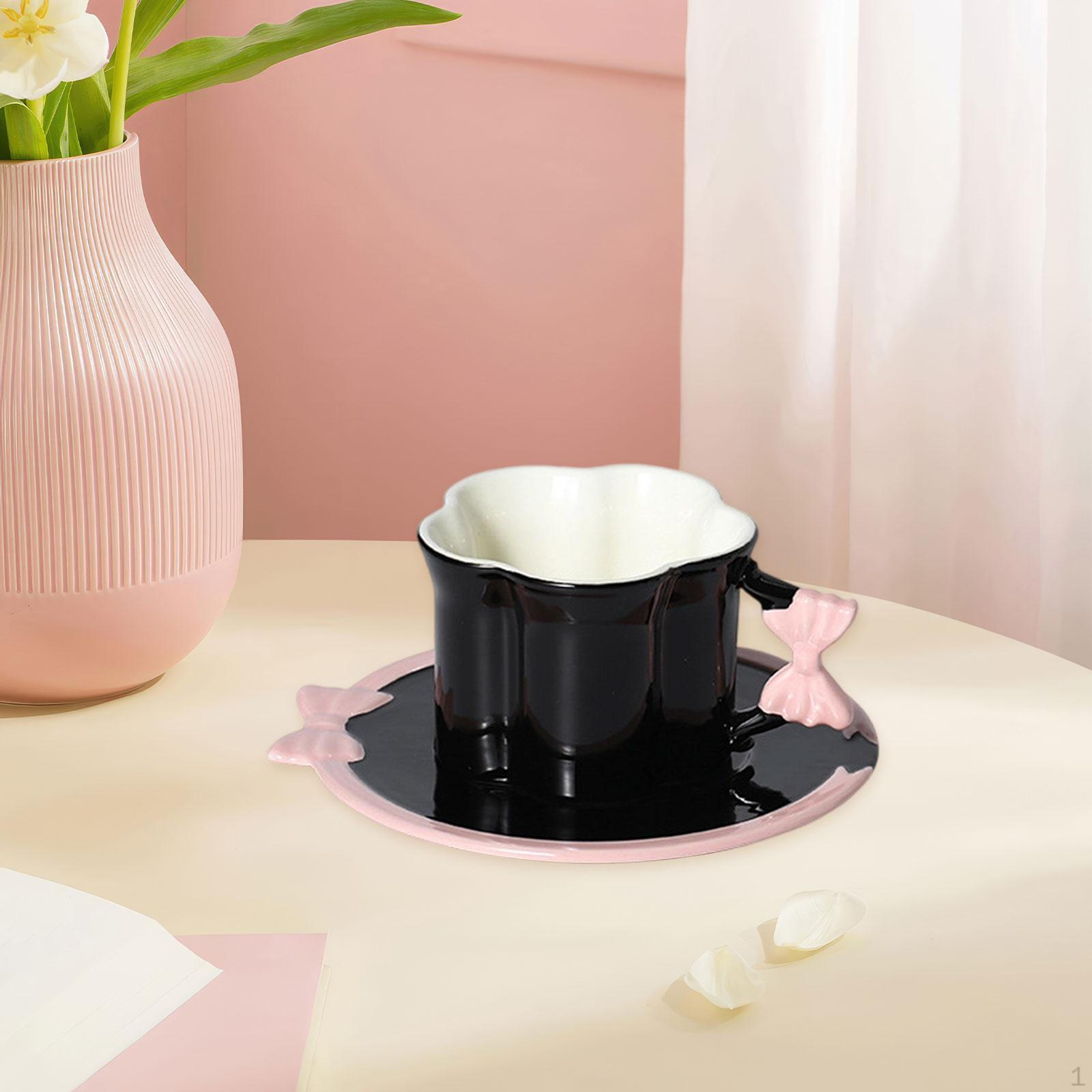 Ceramic Coffee Mug Tea Cup Gift with Handle for Cold Drink Milk Water Drinking White Pink
Ceramic Coffee Mug Tea Cup Gift with Handle for Cold Drink Milk Water Drinking White Pink