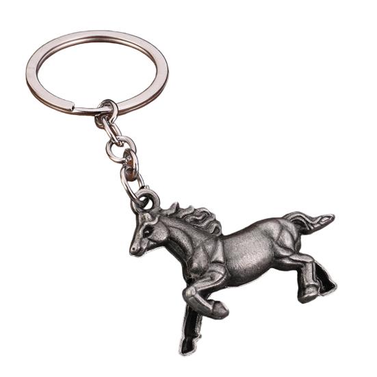 Keychain Pendant Zinc Alloy Texture Horse Charm Lightweight Portable Key Chain Backpack Bag Accessory сірий
Keychain Pendant Zinc Alloy Texture Horse Charm Lightweight Portable Key Chain Backpack Bag Accessory сірий