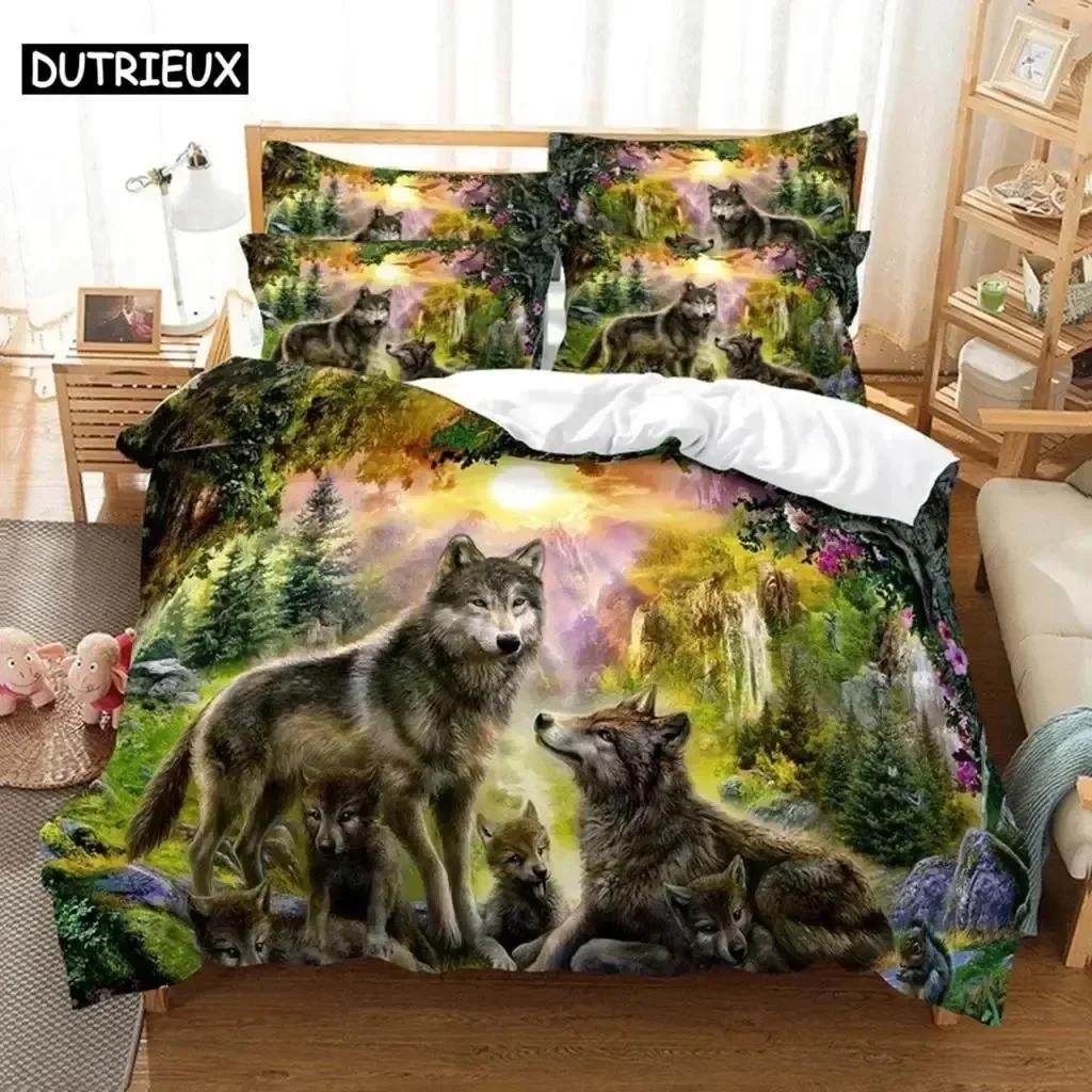 Luxury New 3D Print Love Wolf Comfortable Duvet Quilt Cover Pillowcase Bedding Set Children Bedroom Decoration Home Textile 135x200cm
Luxury New 3D Print Love Wolf Comfortable Duvet Quilt Cover Pillowcase Bedding Set Children Bedroom Decoration Home Textile 135x200cm