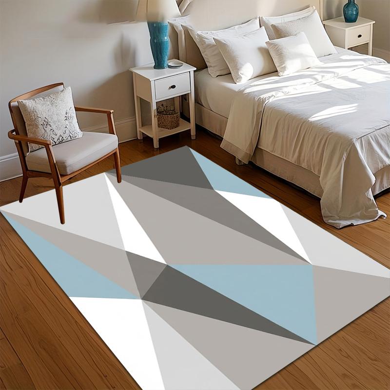 Geometric Triangle Abstract Area Rug Non Slip Soft Floor Carpet for Living Room Bedroom Nursery Entryway Modern Decor 40X60cm
Geometric Triangle Abstract Area Rug Non Slip Soft Floor Carpet for Living Room Bedroom Nursery Entryway Modern Decor 40X60cm