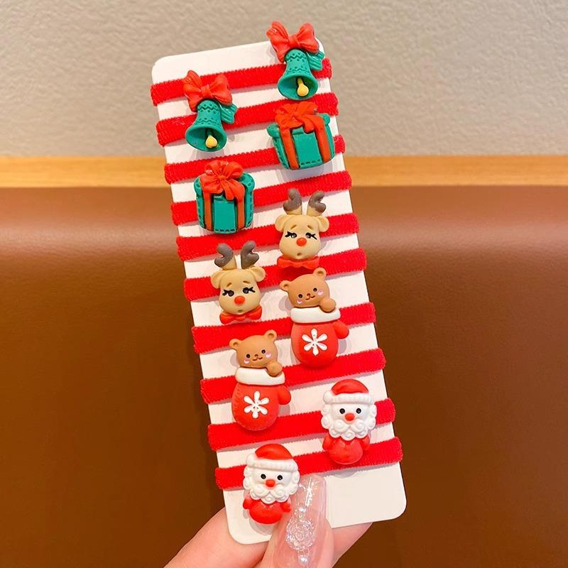 Christmas Hair Ties for Girls Cute Santa Claus Reindeer Snowman Christmas Tree Elastic Hair Bands Holiday Hair Accessories Gift 1Bag
Christmas Hair Ties for Girls Cute Santa Claus Reindeer Snowman Christmas Tree Elastic Hair Bands Holiday Hair Accessories Gift 1Bag