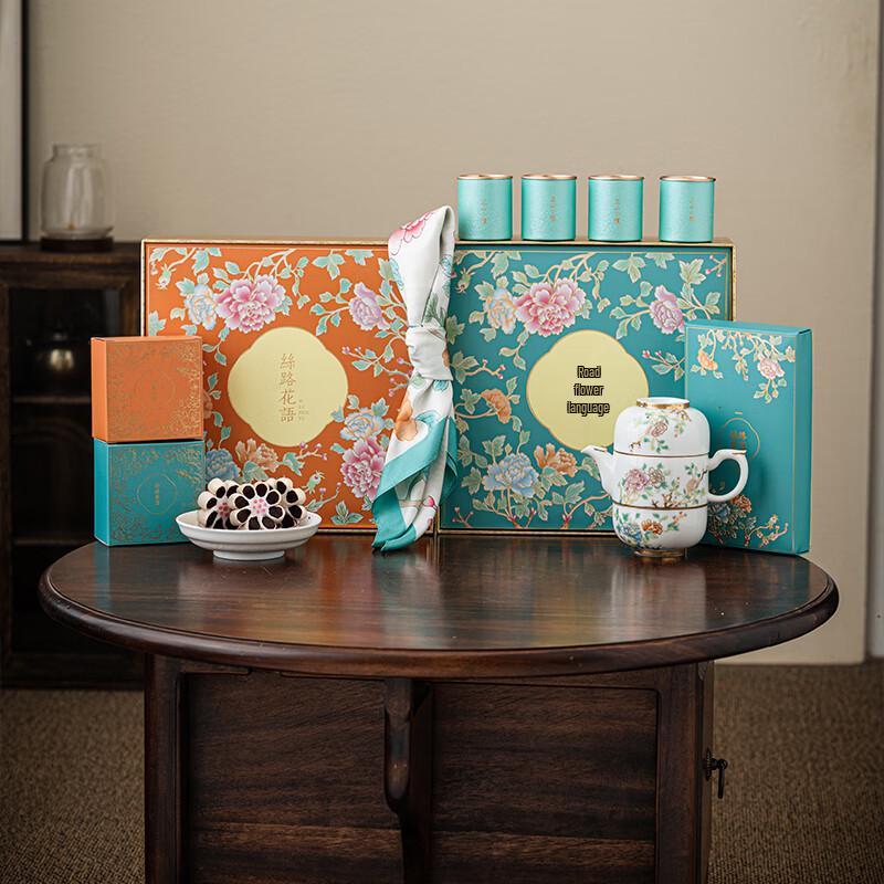 Silk Road Flower Language Ceramic Tea Set
Silk Road Flower Language Ceramic Tea Set