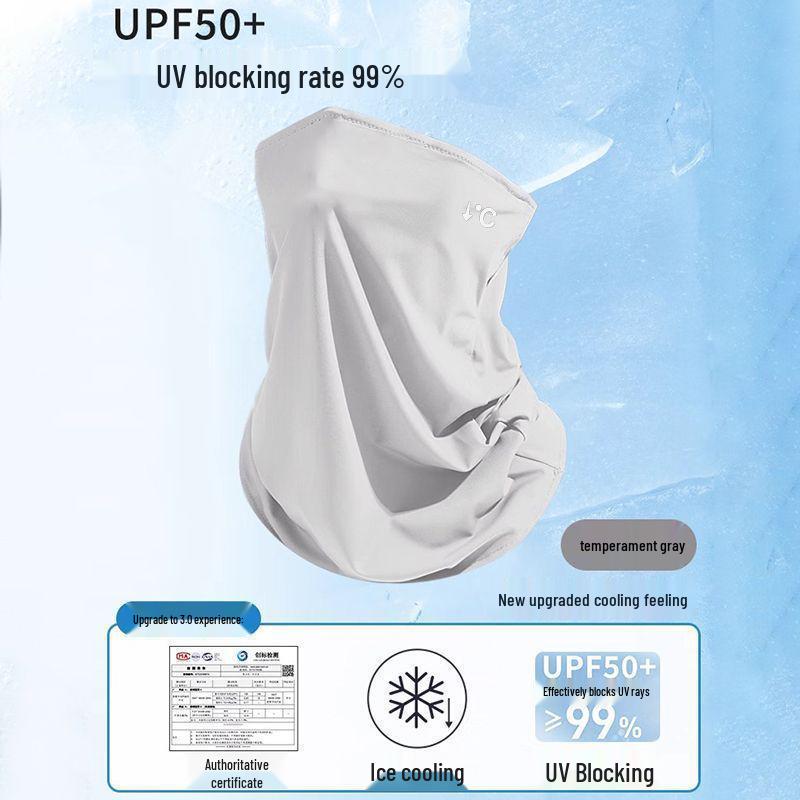 UPF50+ Ice Silk Neck & Face Protector: Sun & UV Protection Mask with Breathable Eye Shield
UPF50+ Ice Silk Neck & Face Protector: Sun & UV Protection Mask with Breathable Eye Shield