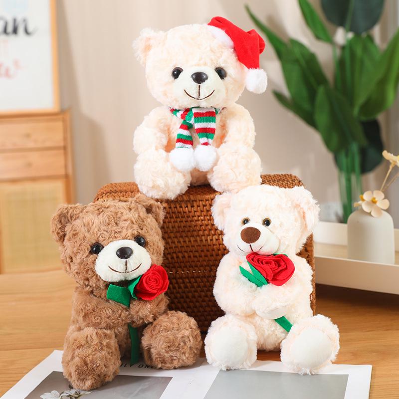 Qixi Valentine’s Day Teddy Bear with Roses & Christmas Hat – Plush Toy & Birthday Gift 25cm
Qixi Valentine’s Day Teddy Bear with Roses & Christmas Hat – Plush Toy & Birthday Gift 25cm