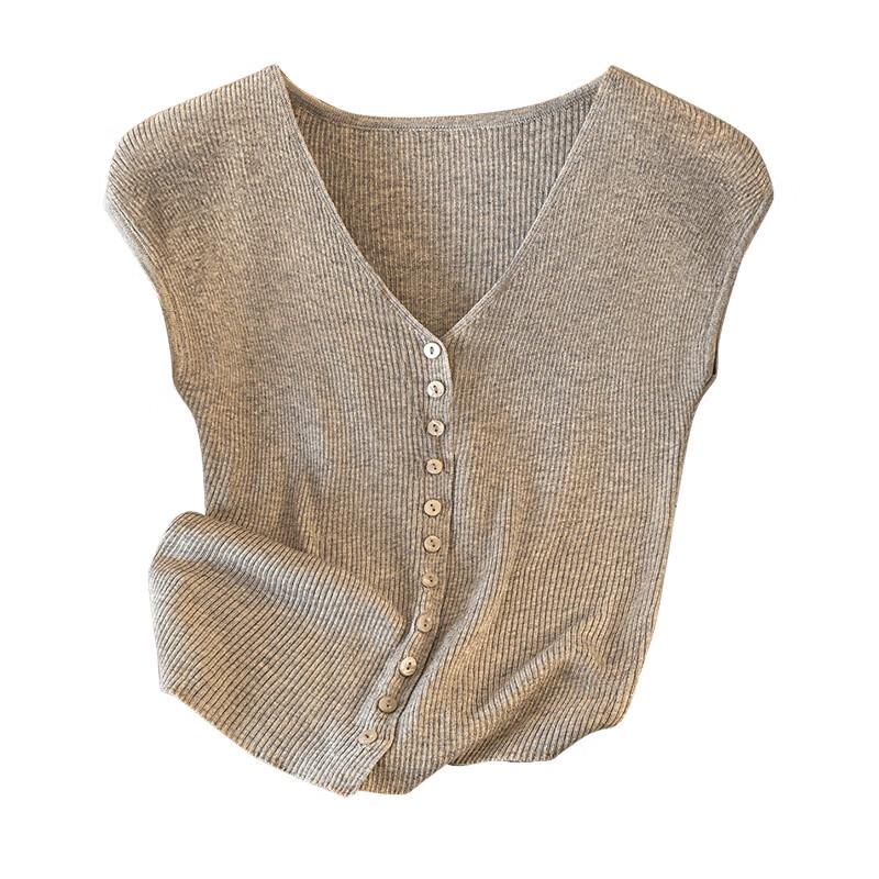 Sisbashe Women s V-Neck Button-Front Sleeveless Knit Top M
Sisbashe Women s V-Neck Button-Front Sleeveless Knit Top M
