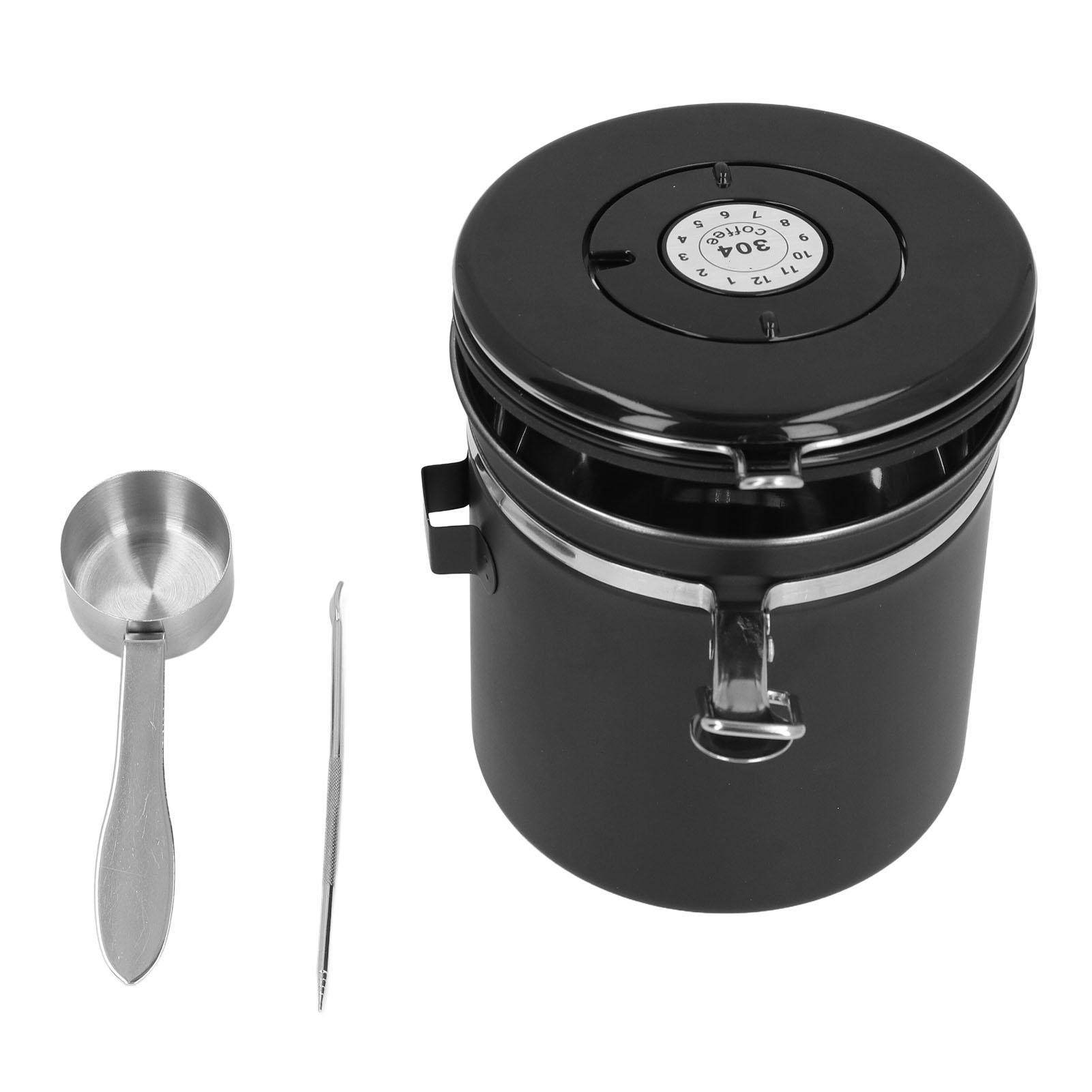 Герметичная кофейная канистра из нержавеющей стали 304, контейнер для хранения кофейных зерен с ручкой для кофейного искусства и S 1.5L Black
Герметичная кофейная канистра из нержавеющей стали 304, контейнер для хранения кофейных зерен с ручкой для кофейного искусства и S 1.5L Black