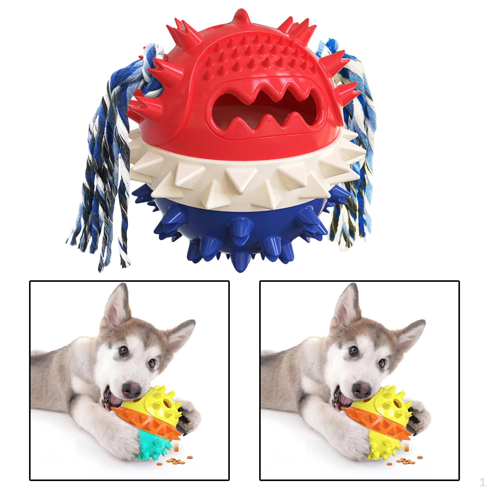 Cleaning Toy with Molar Ball Red white blue
Cleaning Toy with Molar Ball Red white blue