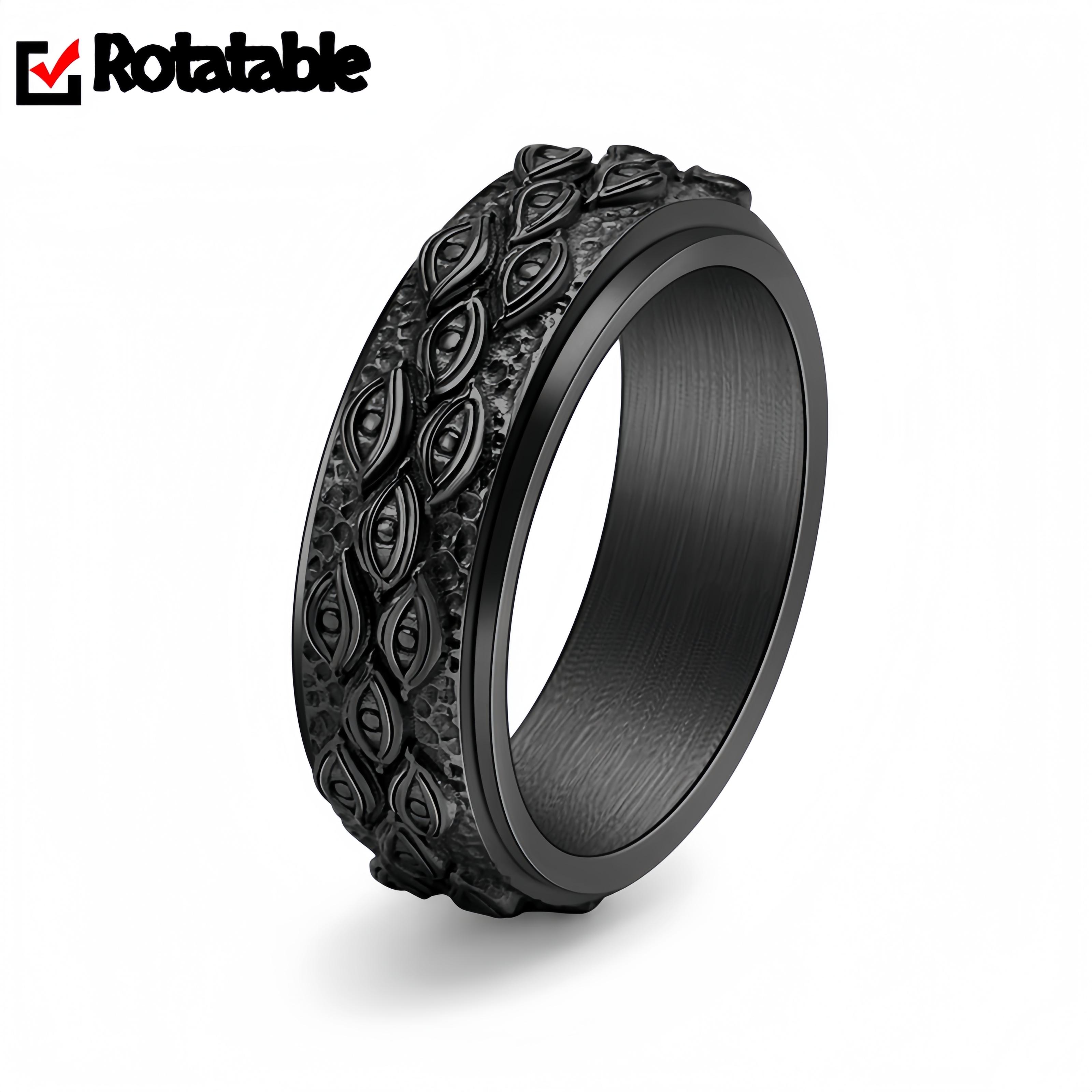 Ретро Очі Диявола Обертова Сталеве Кільце Для Чоловіків Жінок Панк Готика Хіп-Хоп Зухвалий Унісекс Аксесуари Подарунок на Хелловін 13
Ретро Очі Диявола Обертова Сталеве Кільце Для Чоловіків Жінок Панк Готика Хіп-Хоп Зухвалий Унісекс Аксесуари Подарунок на Хелловін 13