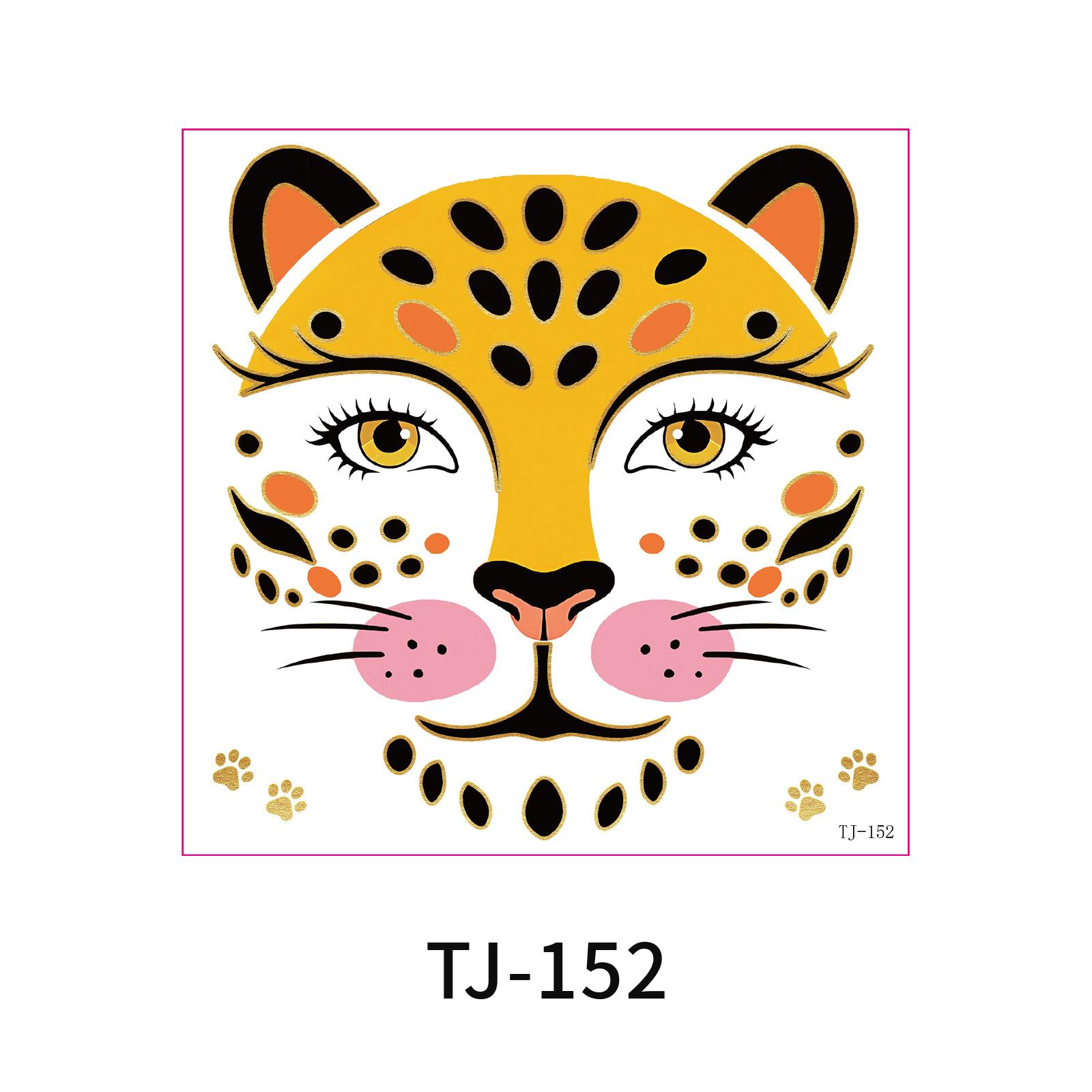 3 Sheets Hot Stamping Leopard Print Tattoo Sticker Metal Halloween Music Festival Party Stage Makeup Temporary Face Stickers
3 Sheets Hot Stamping Leopard Print Tattoo Sticker Metal Halloween Music Festival Party Stage Makeup Temporary Face Stickers