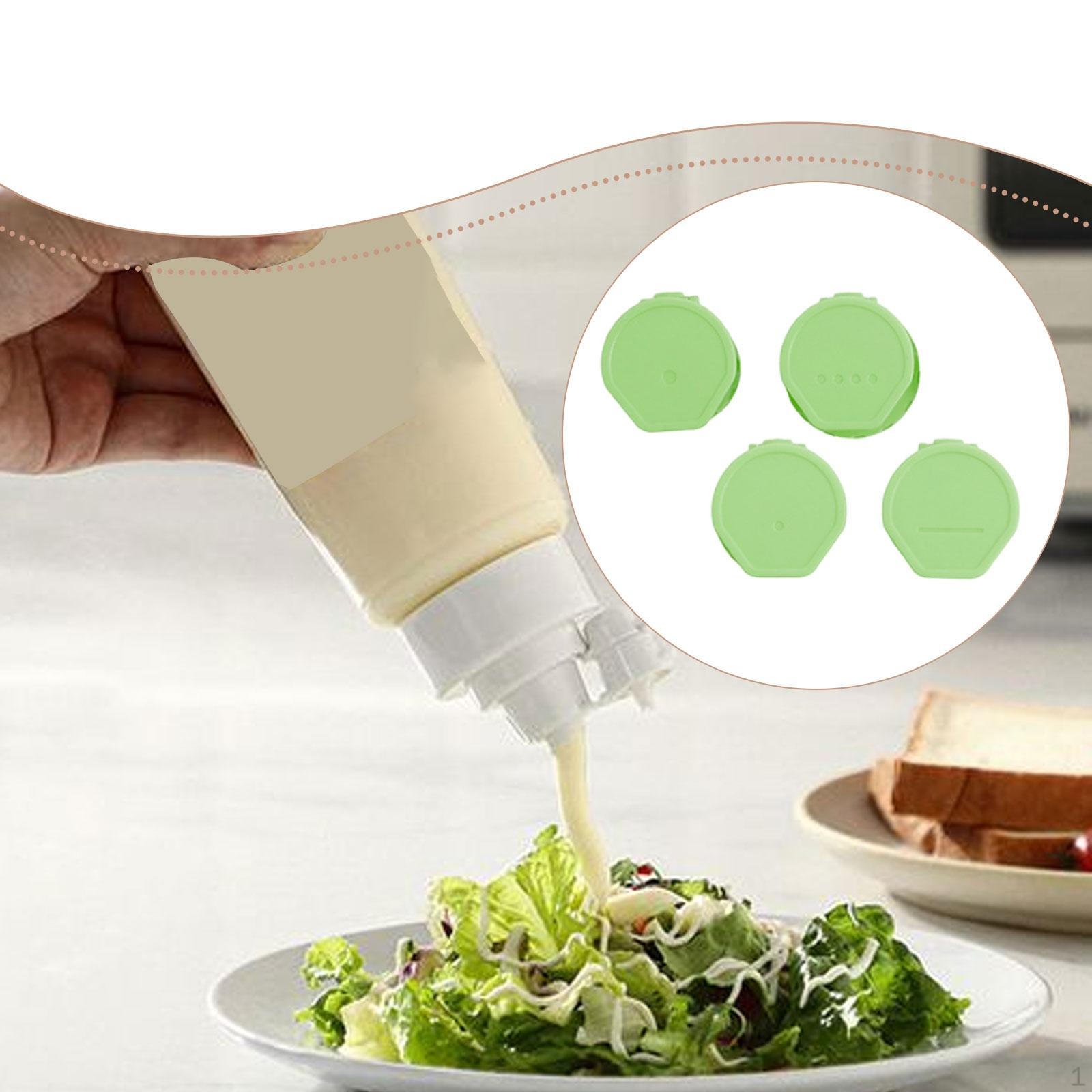 4 Pieces Sauce Bottle Lids Kitchen Supplies Convenient Durability Leakproof Tool Replacement зелений
4 Pieces Sauce Bottle Lids Kitchen Supplies Convenient Durability Leakproof Tool Replacement зелений